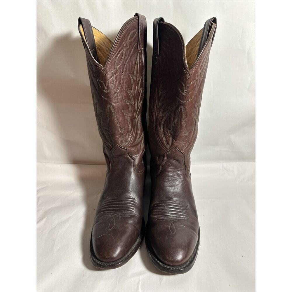 NOCONA MENS Cowboy Western Boots Brown Leather Size 5.5B Rodeo Country Classy